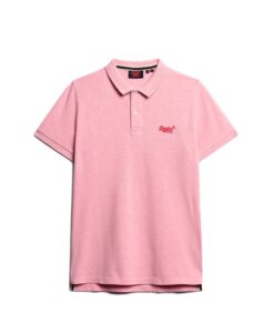 SUPERDRY CLASSIC PIQUE POLO ΜΠΛΟΥΖΑ ΑΝΔΡΙΚΟ | PINK