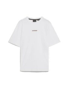 SUPERDRY MICRO LOGO GRAPHIC LOOSE TEE | WHITE
