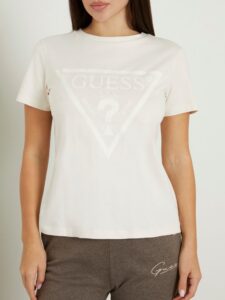 GUESS ADELE SS CN TEE ΜΠΛΟΥΖΑ ΓΥΝΑΙΚΕΙΟ | OFF WHITE