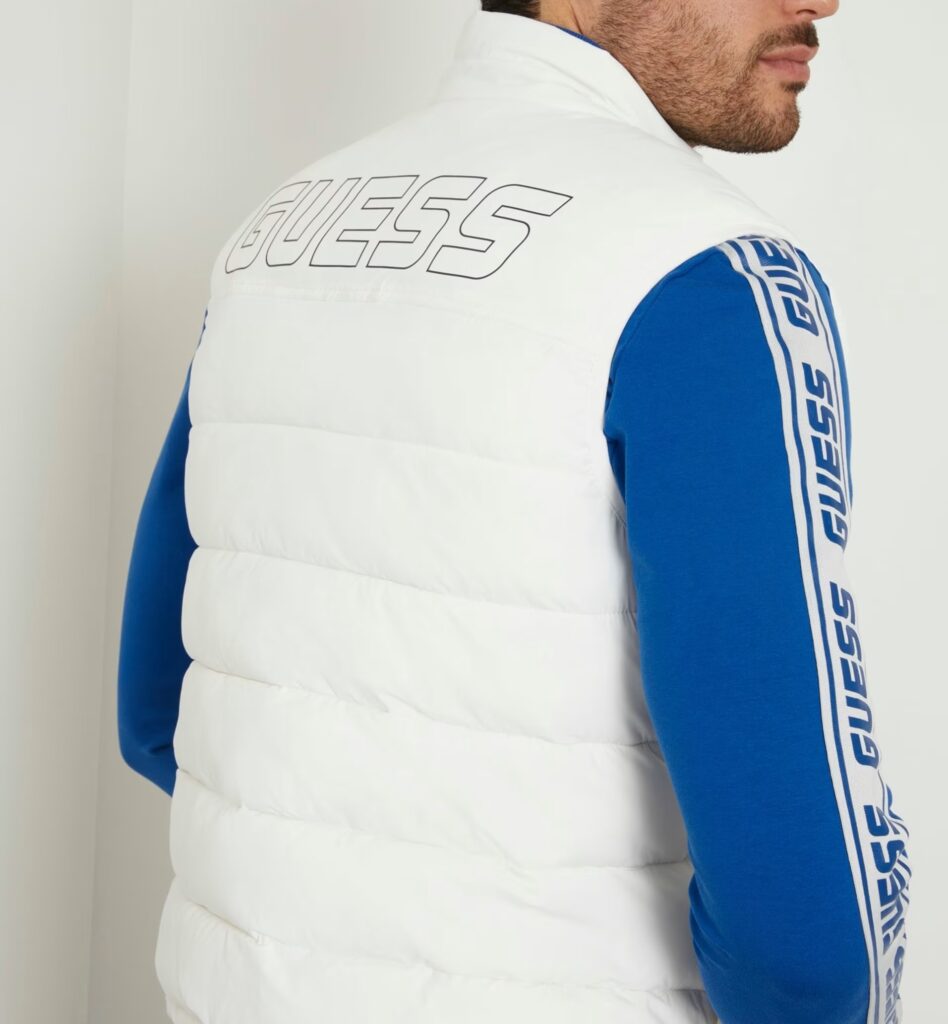 GUESS DALACH QUILTED VEST ΓΙΛΕΚΟ ΑΝΔΡΙΚΟ | OFF WHITE