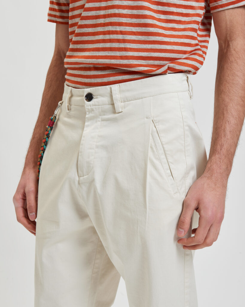 GIANNI LUPO CASUAL PANTS | OFF WHITE
