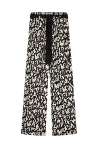 RINO & PELLE Mafi.7002422 Wide leg trousers | BLACK&WHITE