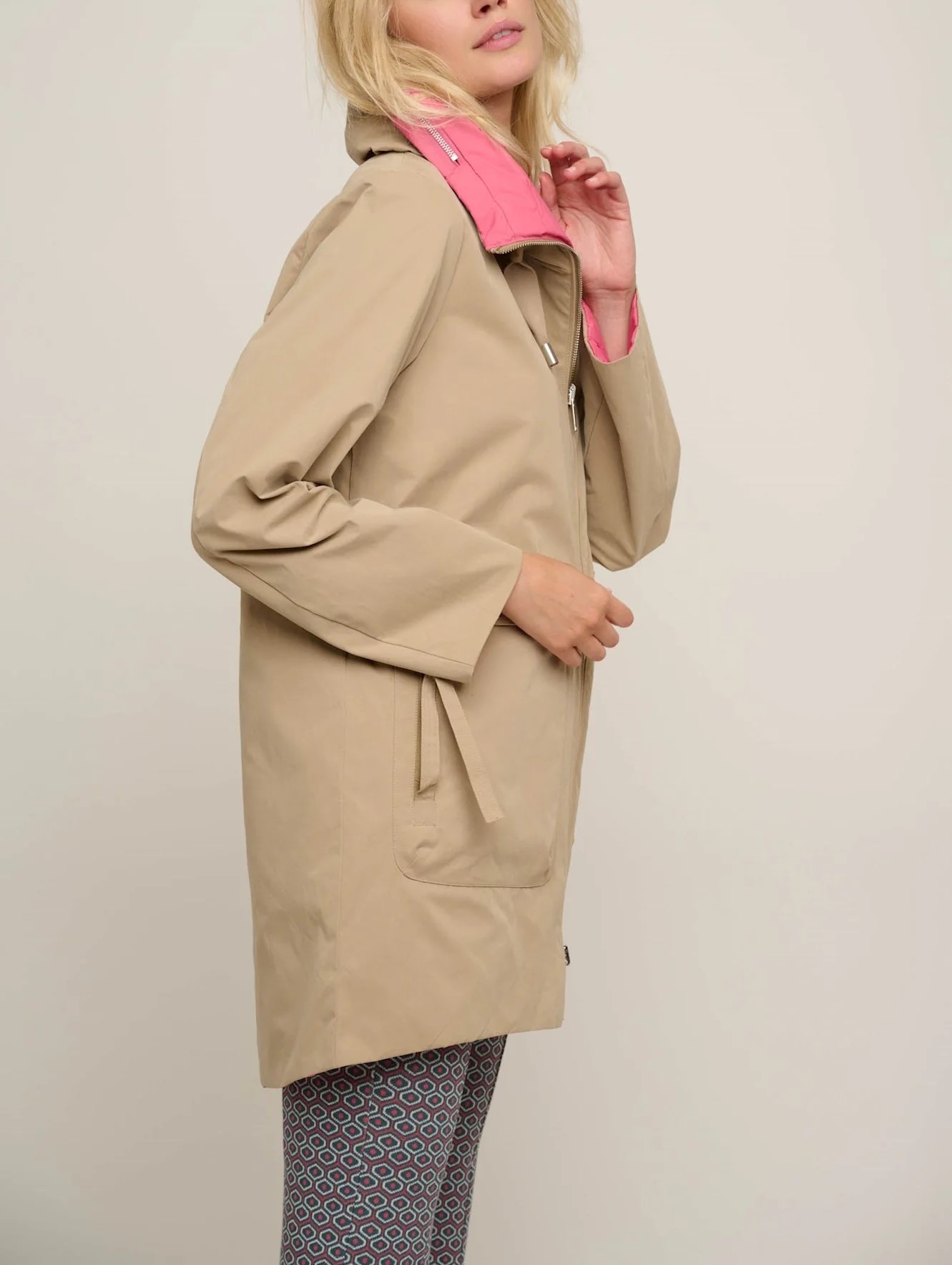 RINO & PELLE Maxime.7002420 Reversible coat | DARK BEIGE