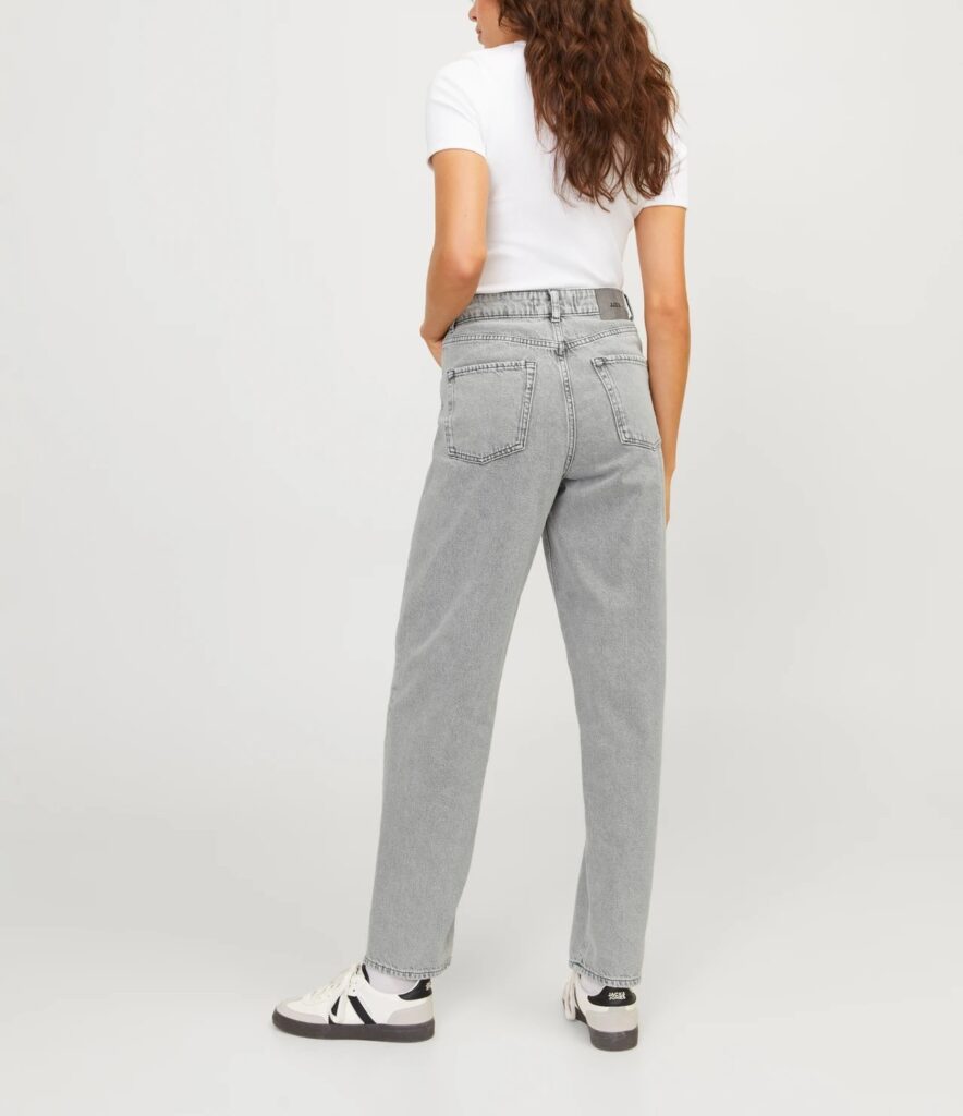 JJXX JXLISBON MOM HW JEANS R4040 DNM NOOS | LIGHT GREY