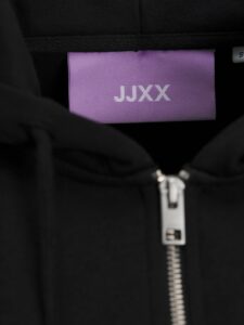 JJXX JXABBIE RLX LS EVERY ZIP HOOD SWT NOOS | BLACK