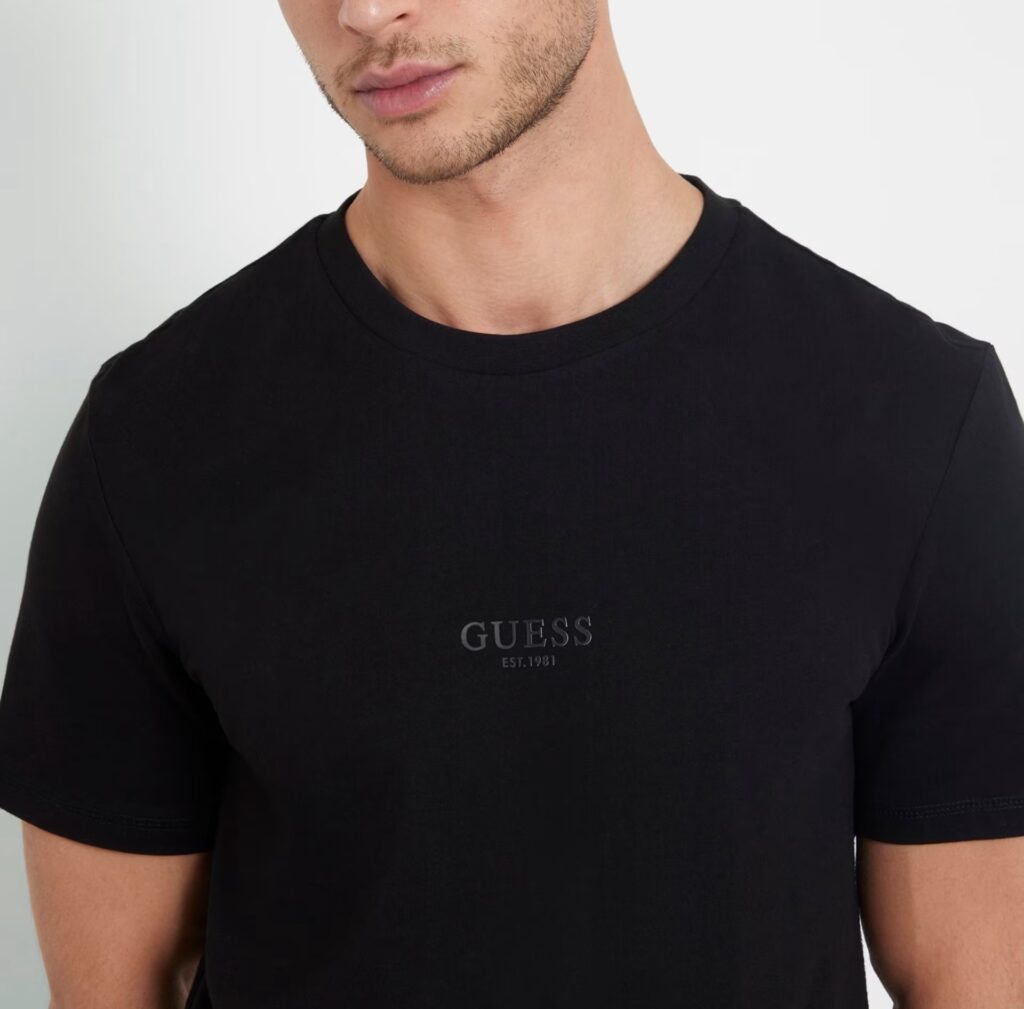 GUESS AIDY CN SS TEE ΜΠΛΟΥΖΑ ΑΝΔΡΙΚΟ | BLACK