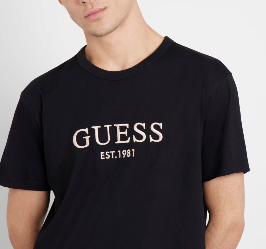 GUESS SS CN GUESS MULTICOLOR TEE ΜΠΛΟΥΖΑ ΑΝΔΡΙΚΟ | BLACK