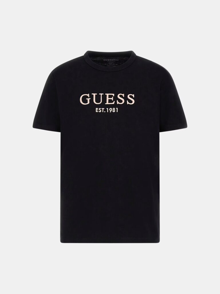 GUESS SS CN GUESS MULTICOLOR TEE ΜΠΛΟΥΖΑ ΑΝΔΡΙΚΟ | BLACK