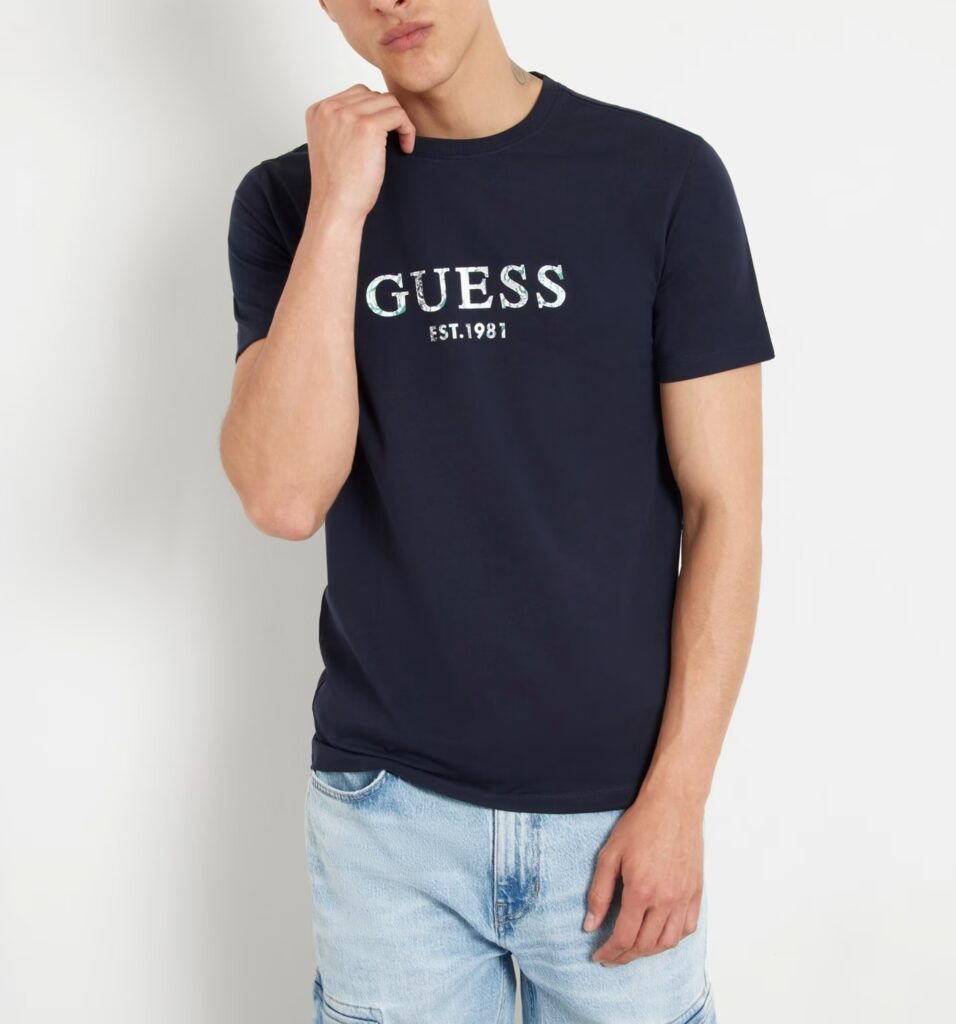 GUESS SS CN GUESS IRIDESCENT TEE ΜΠΛΟΥΖΑ ΑΝΔΡΙΚΟ | BLUE