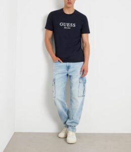 GUESS SS CN GUESS IRIDESCENT TEE ΜΠΛΟΥΖΑ ΑΝΔΡΙΚΟ | BLUE