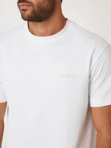 GUESS SS CN SMALL GUESS TEE ΜΠΛΟΥΖΑ ΑΝΔΡΙΚΟ | WHITE