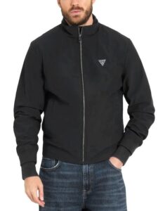 GUESS TECNICAL JACKET ΜΠΟΥΦΑΝ ΑΝΔΡΙΚΟ | BLACK