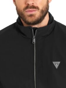 GUESS TECNICAL JACKET ΜΠΟΥΦΑΝ ΑΝΔΡΙΚΟ | BLACK