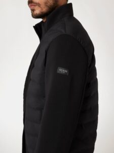 GUESS QUILTED JACKET ΜΠΟΥΦΑΝ ΑΝΔΡΙΚΟ | BLACK