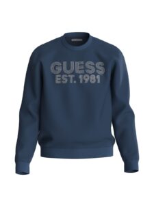 GUESS BEAU CN SWEATSHIRT ΦΟΥΤΕΡ ΑΝΔΡΙΚΟ | BLUE