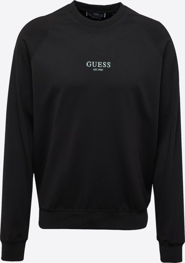 GUESS CN GUESS IRIDESCENT SWEATSHIRT ΦΟΥΤΕΡ ΑΝΔΡΙΚΟ | BLACK