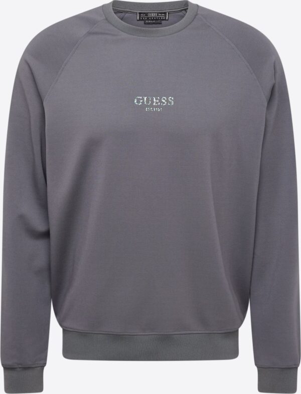 GUESS CN GUESS IRIDESCENT SWEATSHIRT ΦΟΥΤΕΡ ΑΝΔΡΙΚΟ | DARK GREY