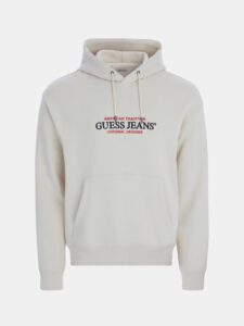 GUESS JEANS HOOD REG AMERICAN ΦΟΥΤΕΡ ΑΝΔΡΙΚΟ | BEIGE