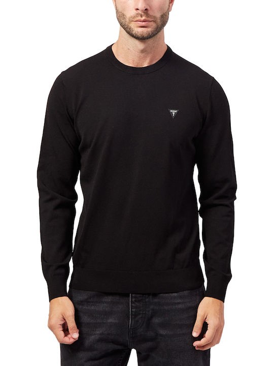 GUESS DANE TECH LS CN SWTR ΦΟΥΤΕΡ ΑΝΔΡΙΚΟ | BLACK