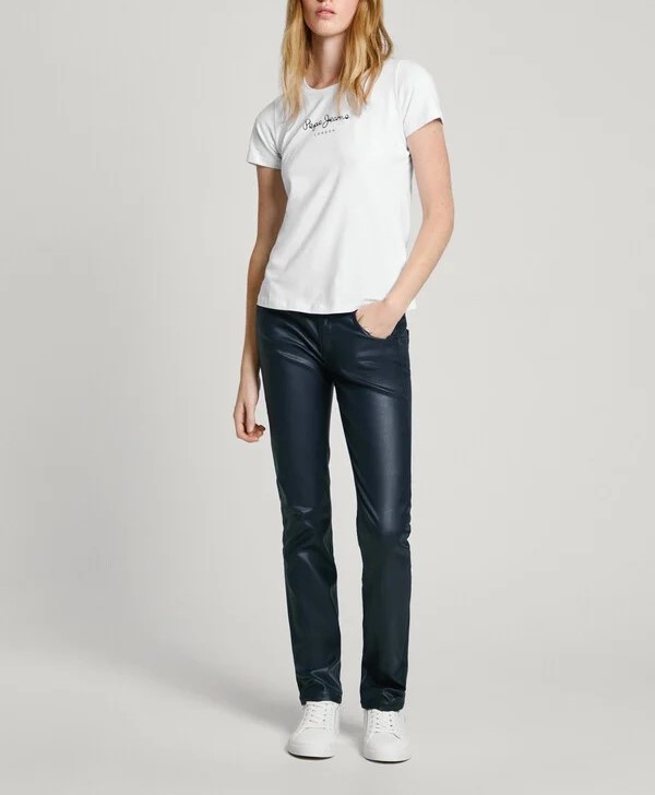 PEPE JEANS NEW VIRGINIA SS N ΜΠΛΟΥΖΑ ΓΥΝΑΙΚΕΙΟ | WHITE