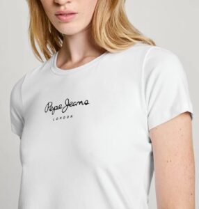 PEPE JEANS NEW VIRGINIA SS N ΜΠΛΟΥΖΑ ΓΥΝΑΙΚΕΙΟ | WHITE