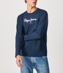 PEPE JEANS EGGO LONG ΜΠΛΟΥΖΑ ΑΝΔΡΙΚΟ | DARK BLUE