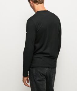 PEPE JEANS NOS ORIGINAL BASIC 2 LONG N ΜΠΛΟΥΖΑ ΑΝΔΡΙΚΟ | BLACK