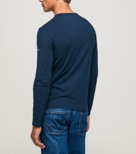 PEPE JEANS NOS ORIGINAL BASIC 2 LONG N ΜΠΛΟΥΖΑ ΑΝΔΡΙΚΟ | DARK BLUE