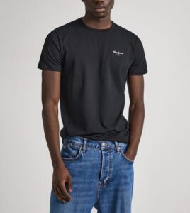 PEPE JEANS ORIGINAL BASIC 3N ΜΠΛΟΥΖΑ ΑΝΔΡΙΚΟ | BLACK