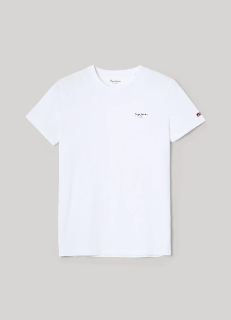 PEPE JEANS ORIGINAL BASIC 3N ΜΠΛΟΥΖΑ ΑΝΔΡΙΚΟ | WHITE