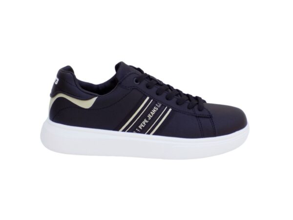 PEPE JEANS SH EATON STREET M CUPSOLE SNEAKERS ΠΑΠΟΥΤΣΙ ΑΝΔΡΙΚΟ | BLACK