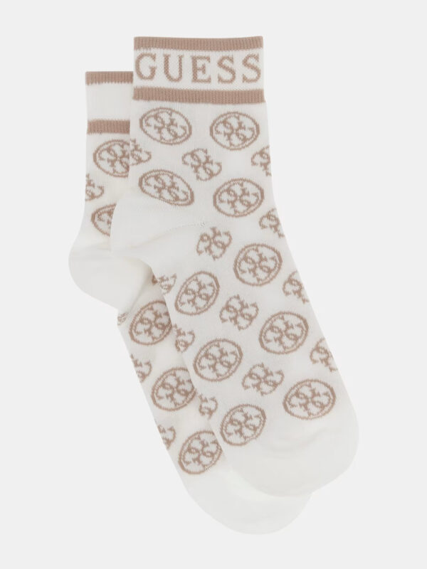 GUESS ATH NOMIE 4G SPORT SOCKS ΚΑΛΤΣΕΣ ΓΥΝΑΙΚΕΙΟ | OFF WHITE