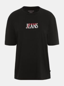 GUESS JEANS GJ SS CN OS GUESS J EMB TEE ΜΠΛΟΥΖΑ ΓΥΝΑΙΚΕΙΟ | BLACK