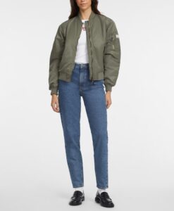 GUESS JEANS GJ BOMBER JKT ΜΠΟΥΦΑΝ ΓΥΝΑΙΚΕΙΟ | LIGHT OLIVE