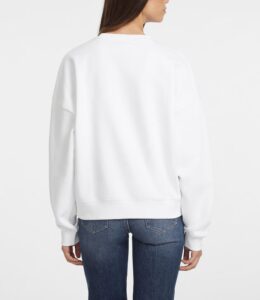 GUESS JEANS ICONIC TRIANGLE SWEAT ΦΟΥΤΕΡ ΓΥΝΑΙΚΕΙΟ | WHITE