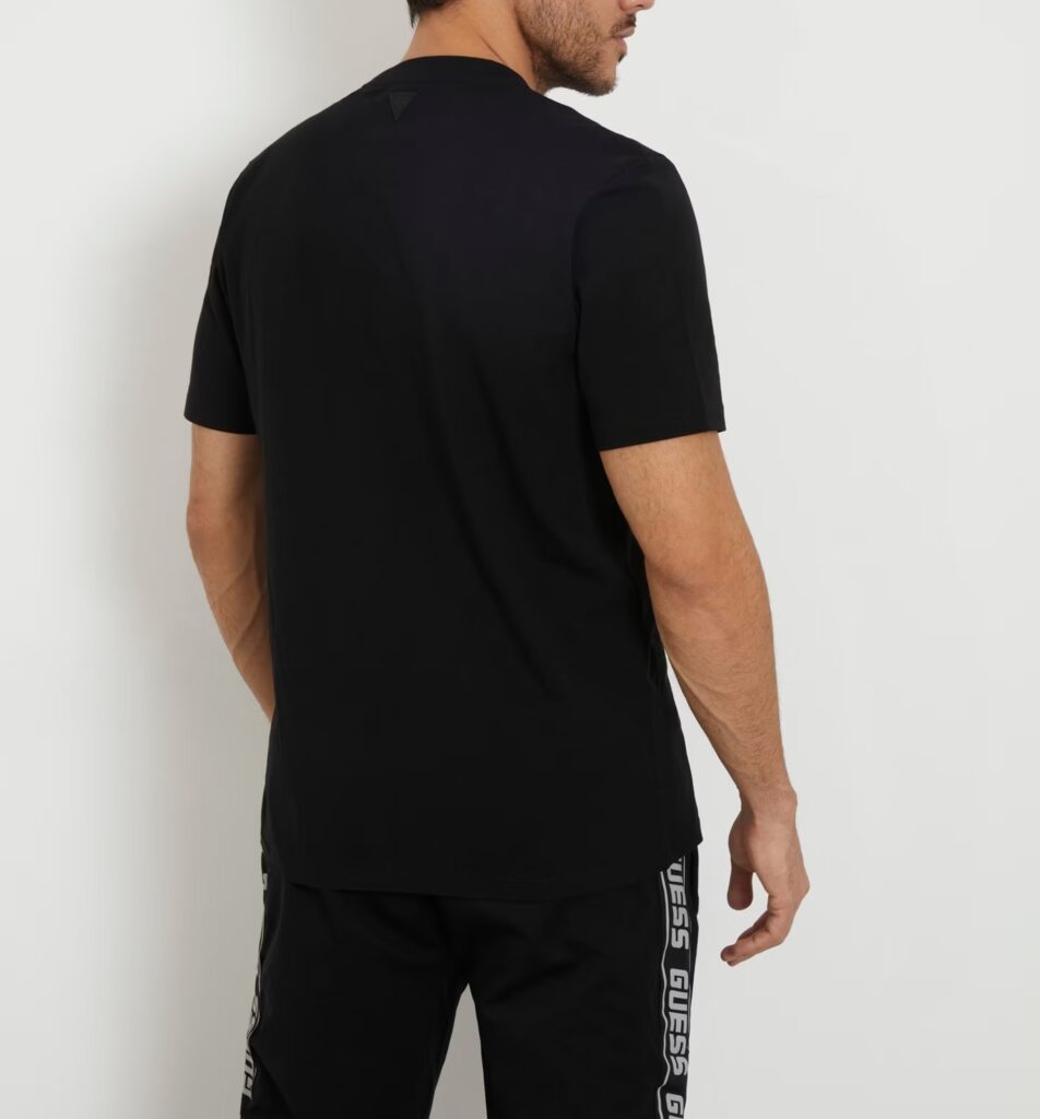 GUESS ATH SS ALPHY T-SHIRT ΜΠΛΟΥΖΑ ΑΝΔΡΙΚΟ | BLACK