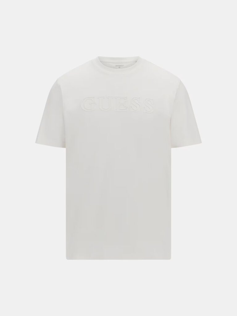 GUESS ATH SS ALPHY T-SHIRT ΜΠΛΟΥΖΑ ΑΝΔΡΙΚΟ | OFF WHITE