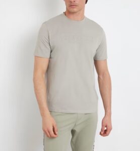 GUESS ATH SS ALPHY T-SHIRT ΜΠΛΟΥΖΑ ΑΝΔΡΙΚΟ | BEIGE