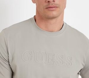 GUESS ATH SS ALPHY T-SHIRT ΜΠΛΟΥΖΑ ΑΝΔΡΙΚΟ | BEIGE