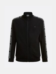 GUESS ATH FULL ZIP NEW ARLO SW ΦΟΥΤΕΡ ΑΝΔΡΙΚΟ | BLACK