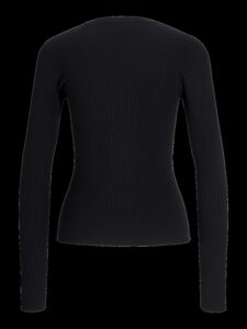 JJXX JXJODI TIGHT CREW NECK KNIT NOOS | BLACK