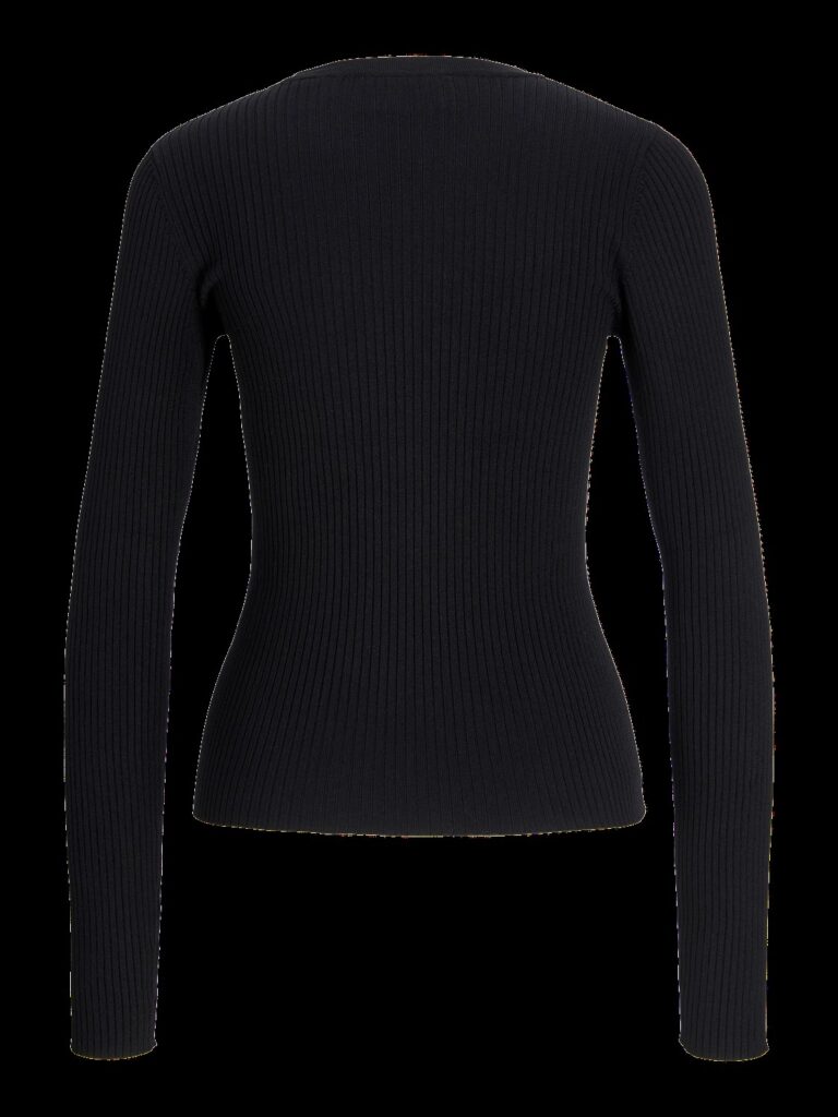 JJXX JXJODI TIGHT CREW NECK KNIT NOOS | BLACK