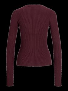 JJXX JXJODI TIGHT CREW NECK KNIT NOOS | BRICK