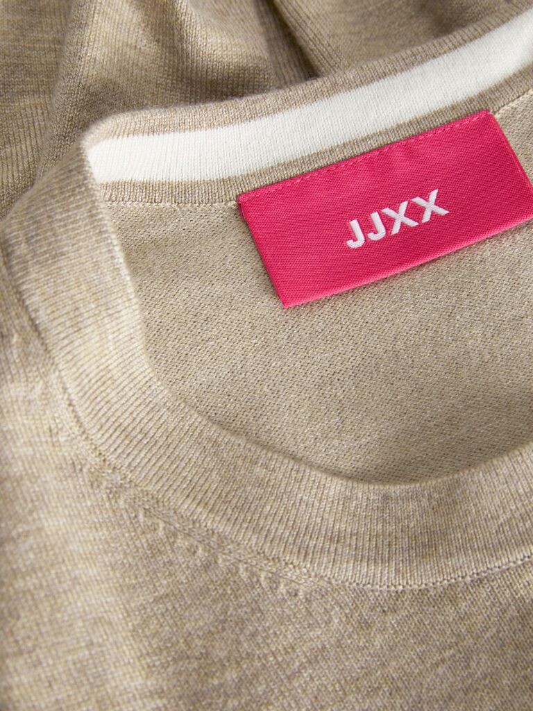 JJXX JXCARA COMFY CREW NECK KNIT NOOS | LIGHT GREY