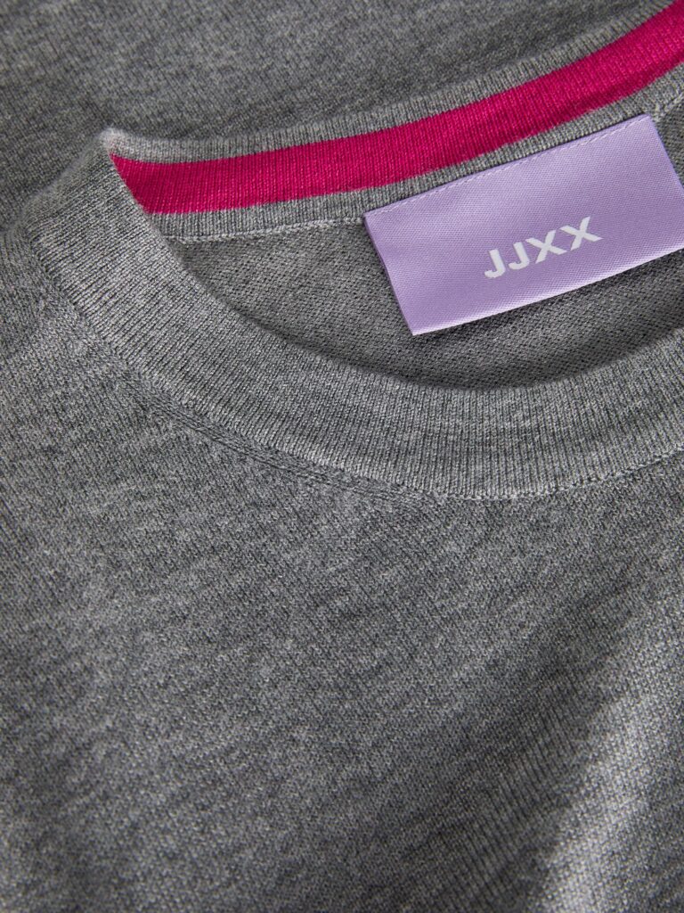 JJXX JXCARA COMFY CREW NECK KNIT NOOS | GREY