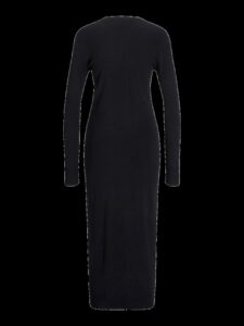 JJXX JXMARILYN COMFY CREW NECK DRESS KNIT | BLACK