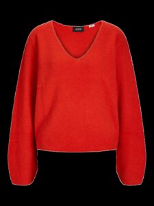 JJXX JXEVI V-NECK KNIT SN | RED