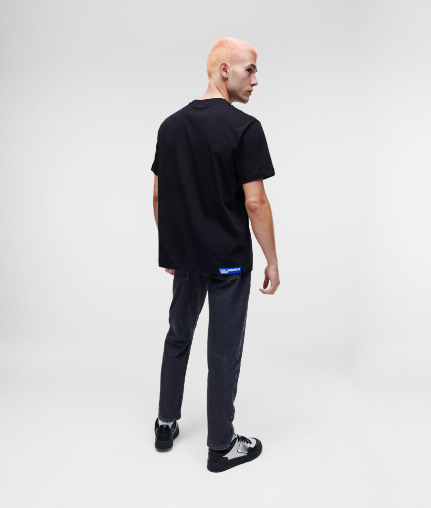 KARL LAGERFELD  JEANS KLJ REGULAR SSLV TEE | BLACK