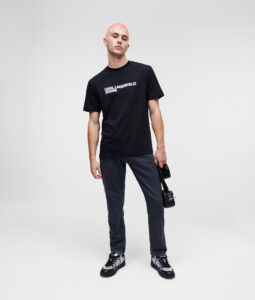 KARL LAGERFELD  JEANS KLJ REGULAR SSLV TEE | BLACK