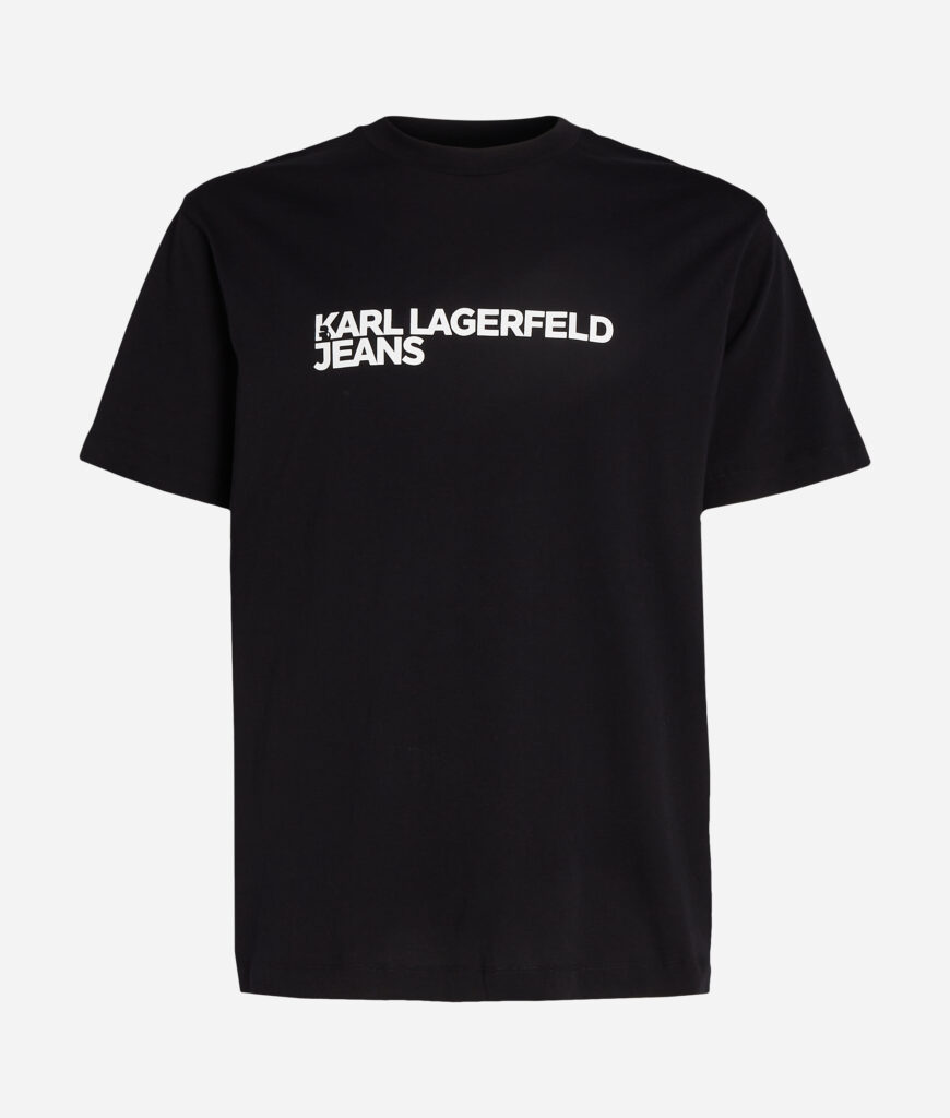 KARL LAGERFELD  JEANS KLJ REGULAR SSLV TEE | BLACK